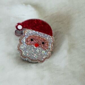 Santa Mini Hair Claw Clip, Christmas